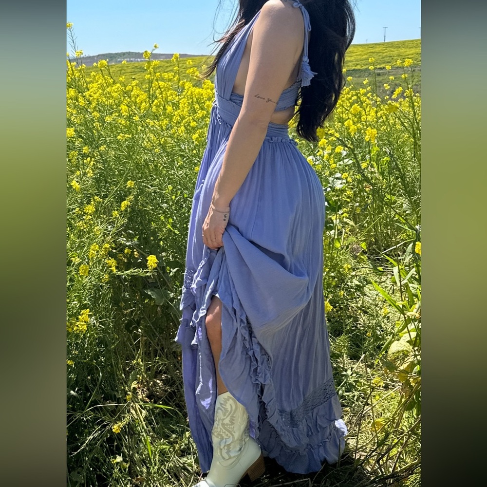 Free People Lavender Maxi Dress
